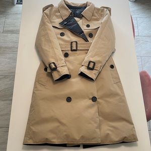 RARE Burberry reversible down filled cotton gabardine trench coat - Size S